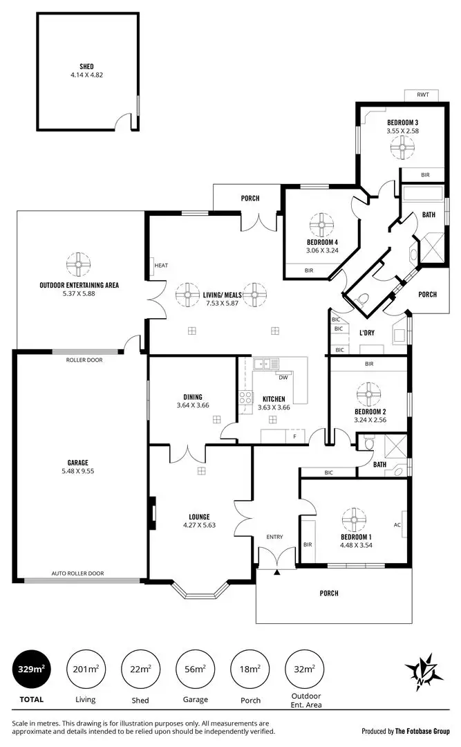Floorplan of Homely house listing, 8 Edgecombe Street, Woodville North SA 5012