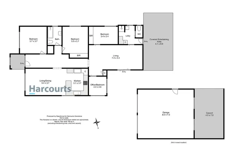 Floorplan of Homely house listing, 16 Lloyd Street, Ulverstone TAS 7315