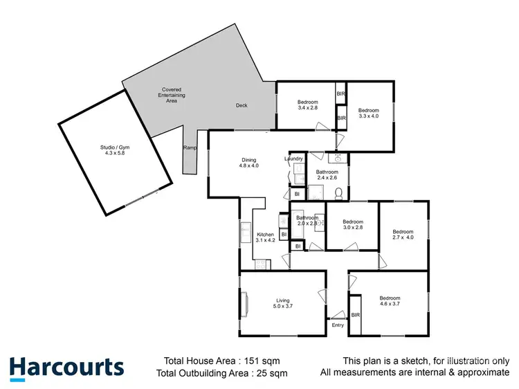 Floorplan of Homely house listing, 34 St Aubyn Square, Moonah TAS 7009