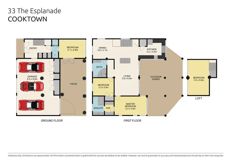 Floorplan of Homely house listing, 33 The Esplanade, Cooktown QLD 4895