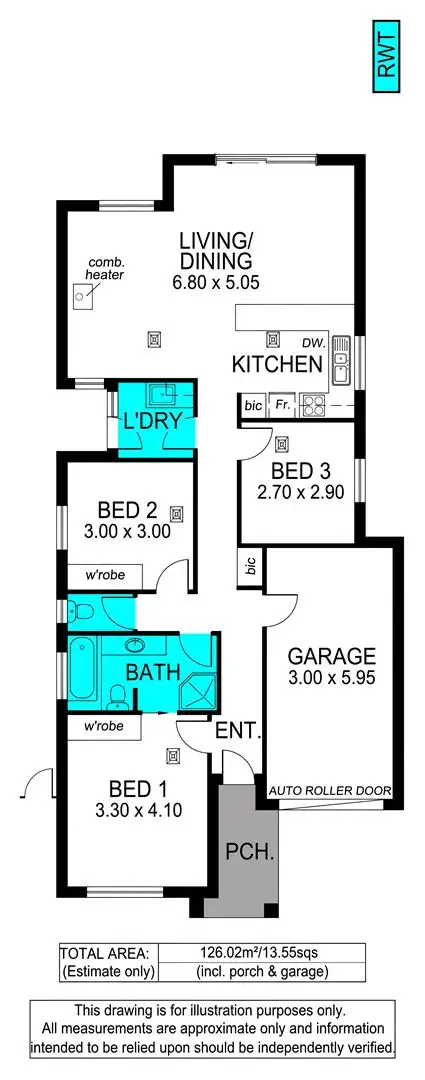 Floorplan of Homely house listing, 60b Quinliven Road, Aldinga Beach SA 5173