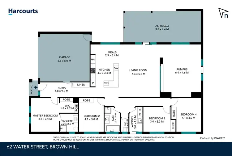 Floorplan of Homely house listing, 62 Water Street, Brown Hill VIC 3350