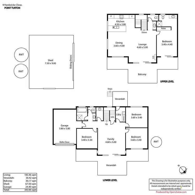 Floorplan of Homely house listing, 9 Hardwicke Close, Point Turton SA 5575