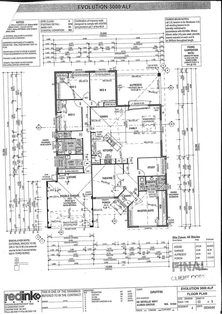 Floorplan of Homely house listing, 8 Seville Way, Aubin Grove WA 6164
