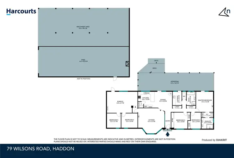 Floorplan of Homely house listing, 79 Wilsons Road, Haddon VIC 3351