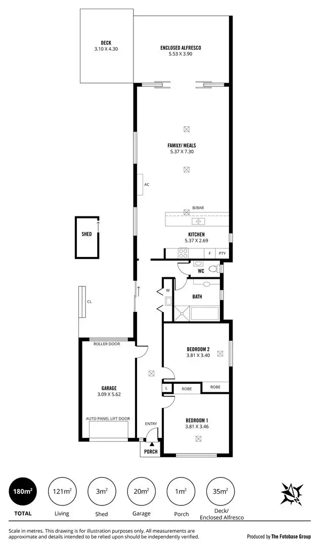 Floorplan of Homely house listing, 40/45 St Andrews Boulevard, Normanville SA 5204