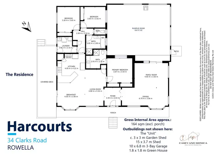 Floorplan of Homely house listing, 34 Clarks Road, Rowella TAS 7270