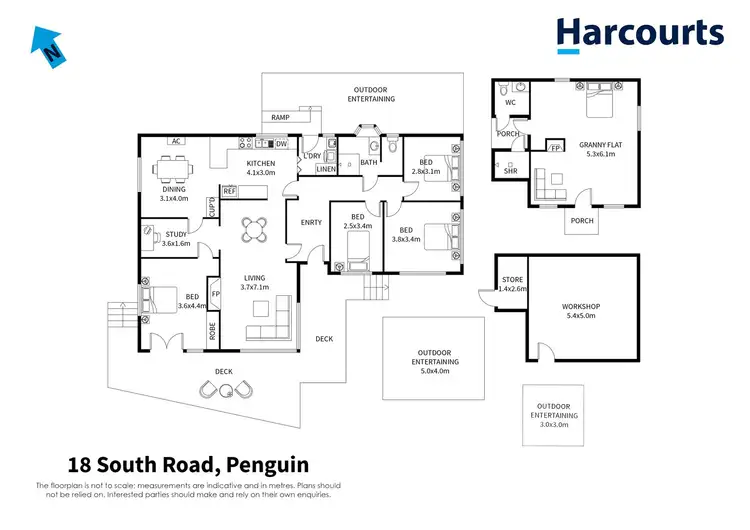 Floorplan of Homely house listing, 18 South Road, Penguin TAS 7316