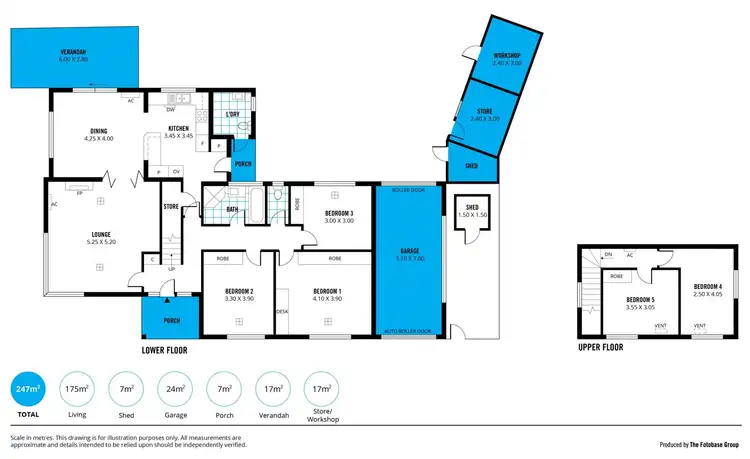 Floorplan of Homely house listing, 1 Moore Street, Pasadena SA 5042