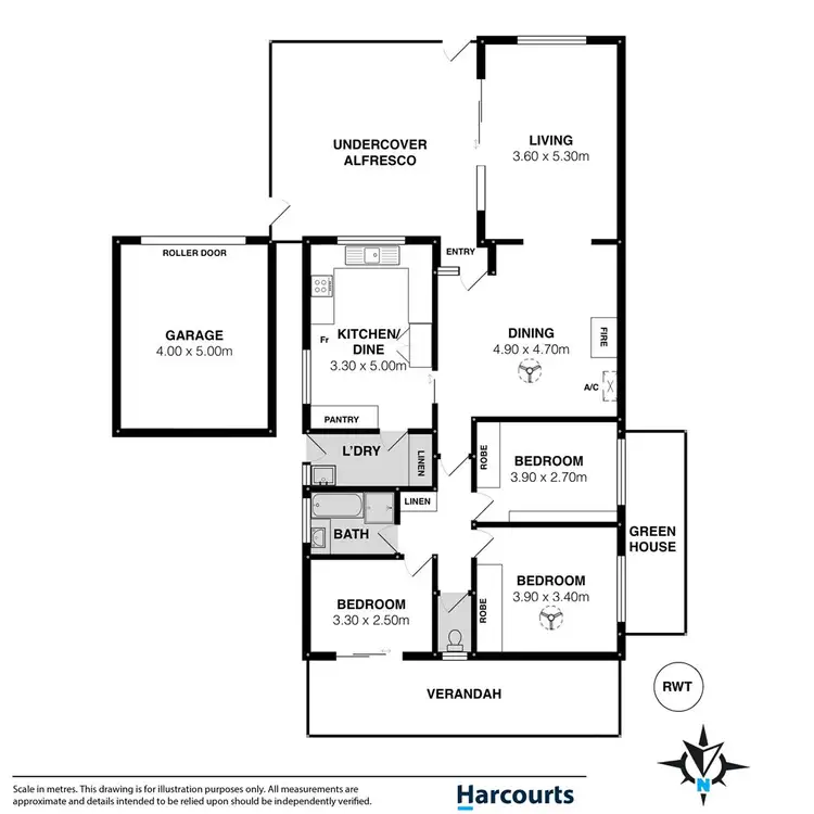 Floorplan of Homely house listing, 15 Adamson Street, Hayborough SA 5211