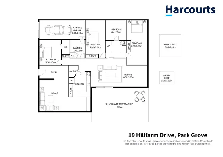 Floorplan of Homely house listing, 19 Hillfarm Drive, Park Grove TAS 7320