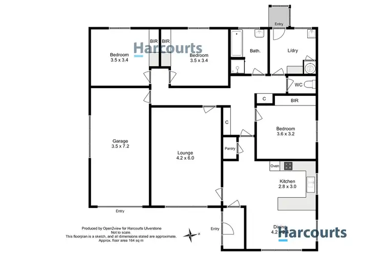 Floorplan of Homely house listing, 13 Thomas Street, Ulverstone TAS 7315