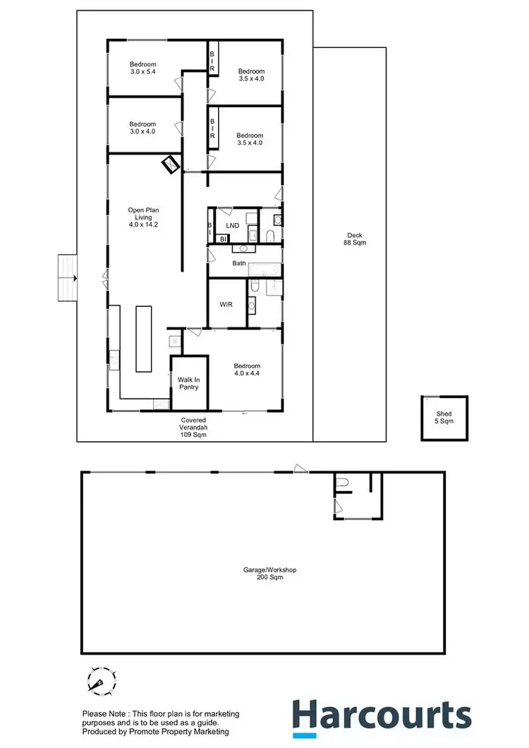 Floorplan of Homely house listing, 1 Gray Court, Acton Park TAS 7170