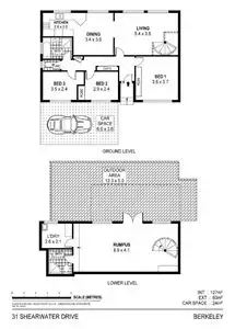 Floorplan of Homely house listing, 31 Shearwater Drive, Berkeley NSW