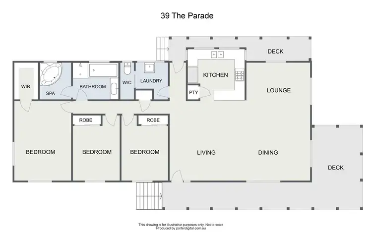 Floorplan of Homely house listing, 39 The Parade, Yea VIC 3717