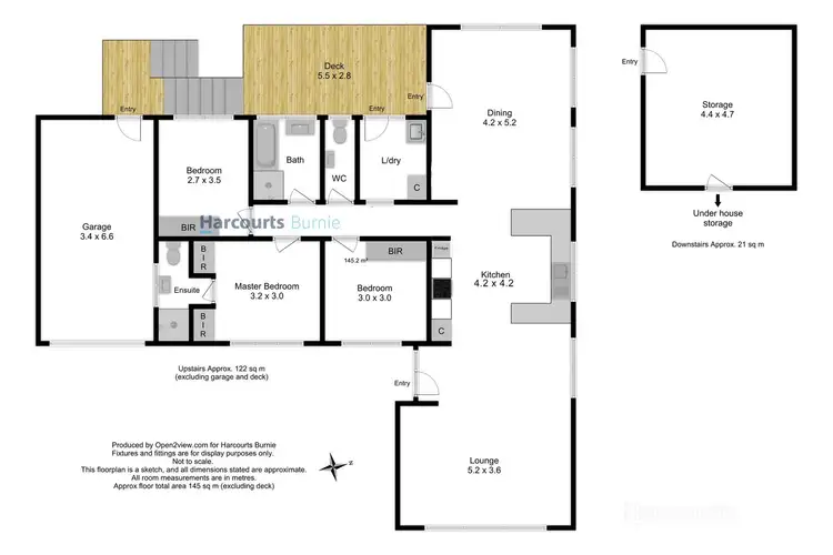 Floorplan of Homely house listing, 8 Ritchie Avenue, Downlands TAS 7320