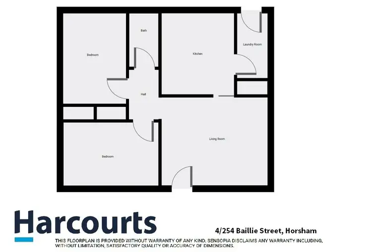 Floorplan of Homely unit listing, 4/254 Baillie Street, Horsham VIC 3400