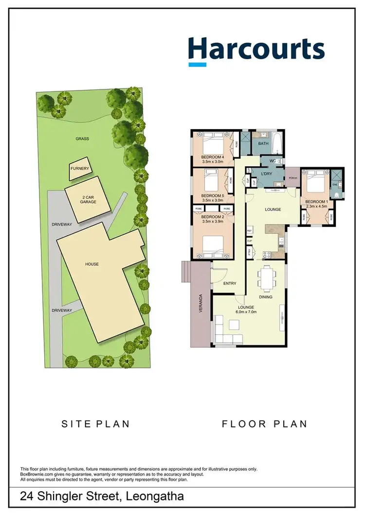 Floorplan of Homely house listing, 24 Shingler Street, Leongatha VIC 3953