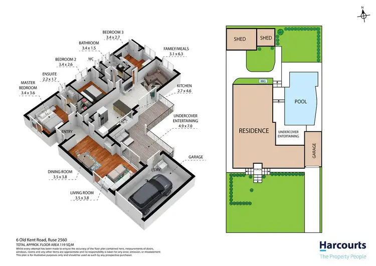 Floorplan of Homely house listing, 6 Old Kent Road, Ruse NSW 2560