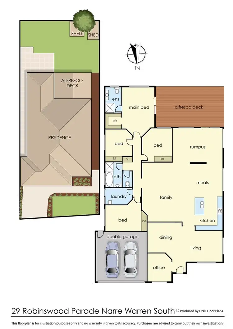 Floorplan of Homely house listing, 29 Robinswood Parade, Narre Warren South VIC 3805
