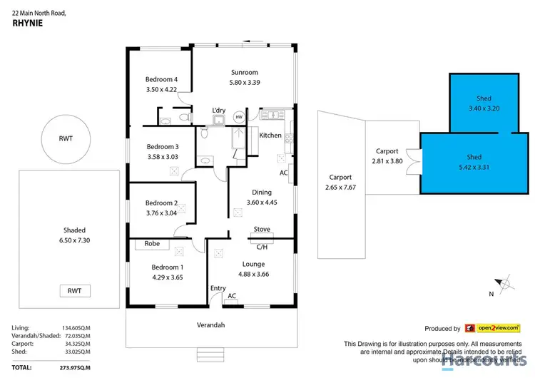 Floorplan of Homely house listing, 22 Main North Road, Rhynie SA 5412