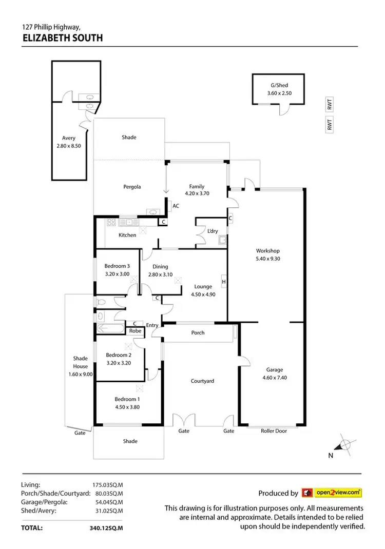 Floorplan of Homely house listing, 127 Philip Highway, Elizabeth South SA 5112