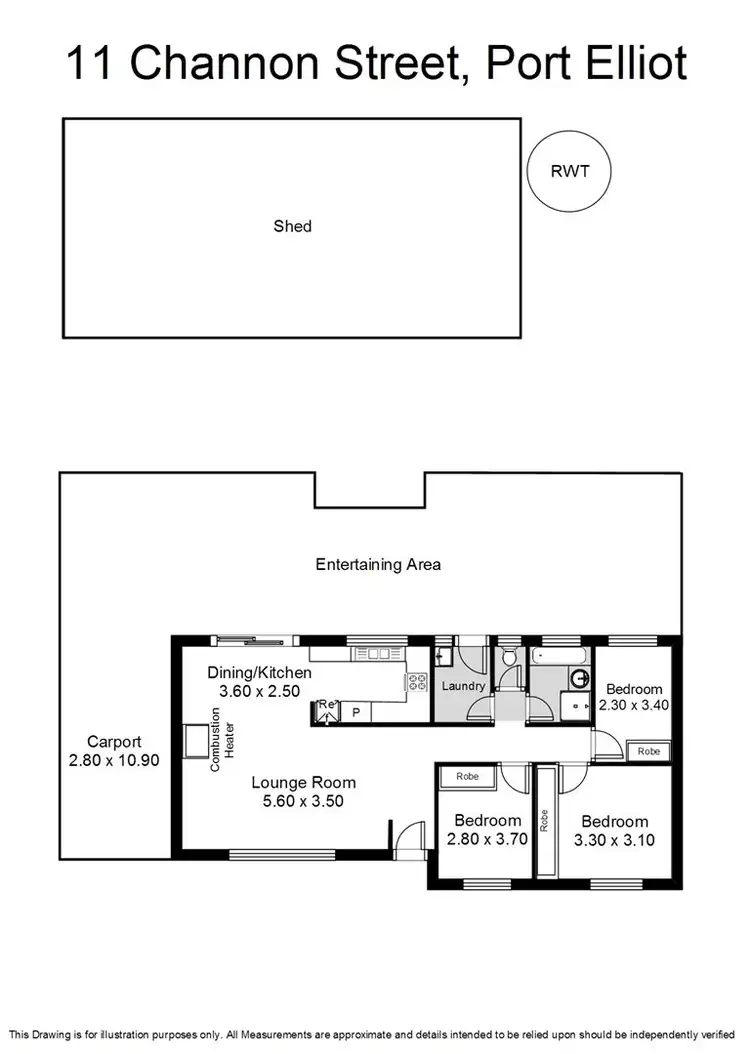 Floorplan of Homely house listing, 11 Channon Street, Port Elliot SA 5212