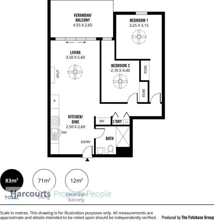Floorplan of Homely apartment listing, 302/3 Fourth Street, Bowden SA 5007