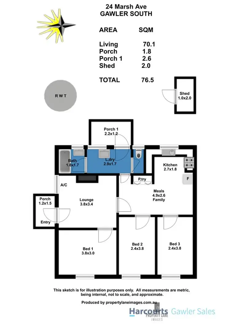 Floorplan of Homely house listing, 24 Marsh Avenue, Gawler South SA 5118