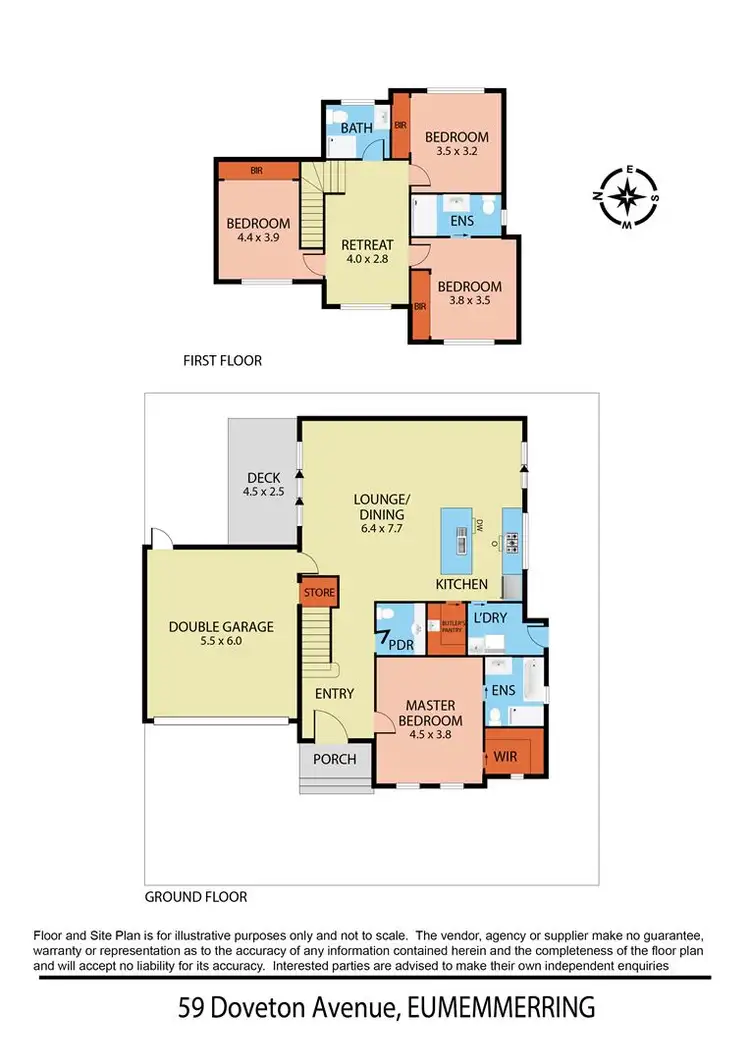 Floorplan of Homely house listing, 59 Doveton Avenue, Eumemmerring VIC 3177