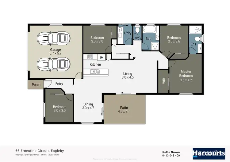 Floorplan of Homely house listing, 66 Ernestine circuit, Eagleby QLD 4207
