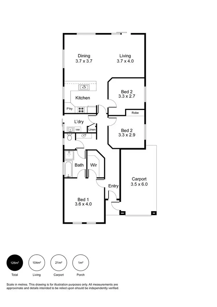 Floorplan of Homely house listing, 28 Emma St, Athol Park SA 5012