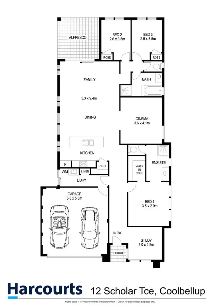 Floorplan of Homely house listing, 12 Scholar Terrace, Coolbellup WA 6163