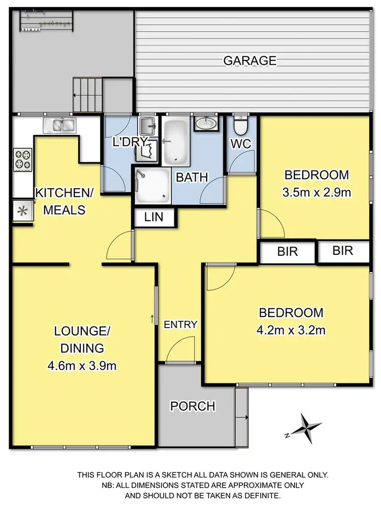 Floorplan of Homely unit listing, 2/1190 Riversdale Road, Box Hill South VIC 3128