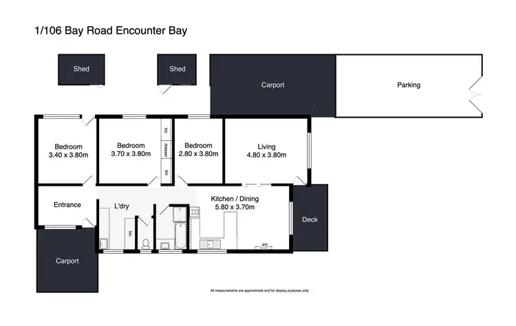 Floorplan of Homely house listing, 1/106 Bay Road, Encounter Bay SA 5211