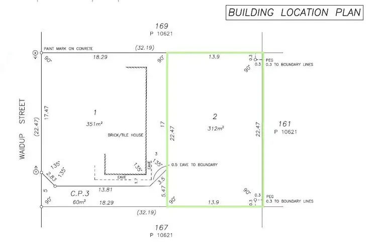 Floorplan of Homely land listing, 8A Waidup Street, Wanneroo WA 6065