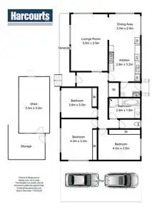 Floorplan of Homely house listing, 18 Trent Street, Youngtown TAS 7249