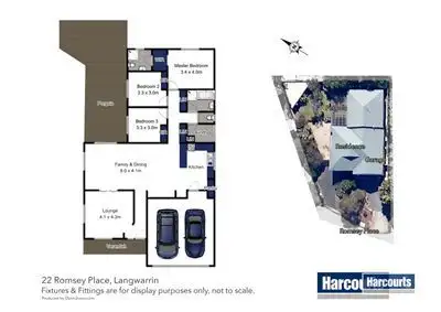 Floorplan of Homely house listing, 22 Romsey Place, Langwarrin VIC 3910