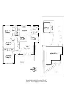 Floorplan of Homely house listing, 1 Avis Court, Forest Hill VIC 3131