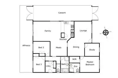 Floorplan of Homely house listing, 5 Telford Court, Hampton Park VIC 3976