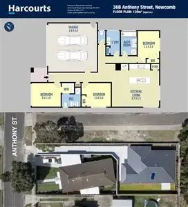 Floorplan of Homely house listing, 36B Anthony Street, Newcomb VIC 3219