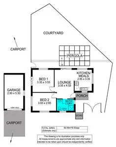 Floorplan of Homely unit listing, 5/9 Seaview Avenue, Kingston Park SA 5049