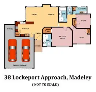 Floorplan of Homely house listing, 38 Lockeport Approach, Madeley WA 6065