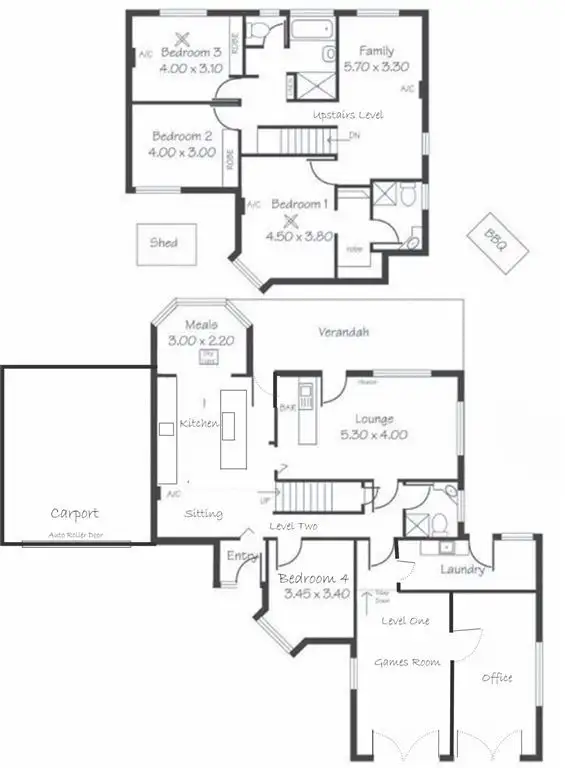 Floorplan of Homely house listing, 12 Ferrier Avenue, Fairview Park SA 5126