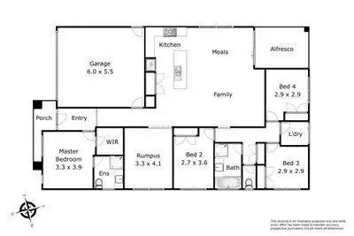 Floorplan of Homely house listing, 12 Camargue Circuit, Clyde North VIC 3978
