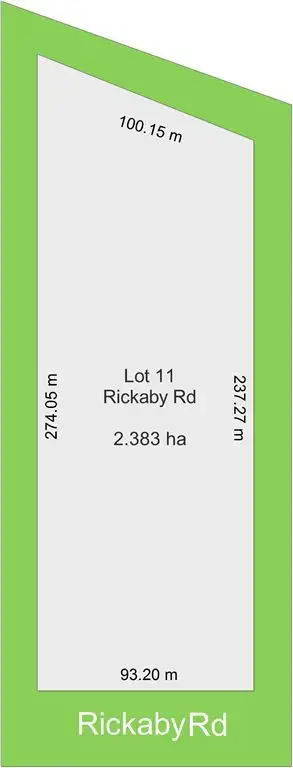 Floorplan of Homely land listing, Lot 11 Rickaby Road, Goolwa North SA 5214