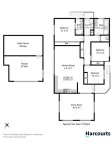 Floorplan of Homely house listing, 14 Vasili Court, Oakdowns TAS 7019