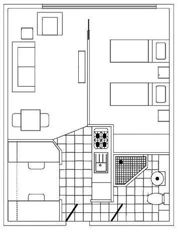Floorplan of Homely apartment listing, 531/800 Swanston Street, Carlton VIC 3053