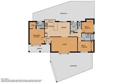 Floorplan of Homely house listing, 74 O'Gradys Road, Carrum Downs VIC 3201