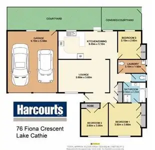 Floorplan of Homely house listing, 76 Fiona Crescent, Lake Cathie NSW 2445